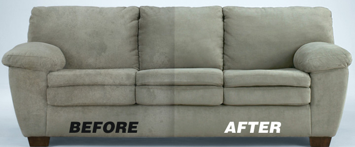 cleaning furniture before and after