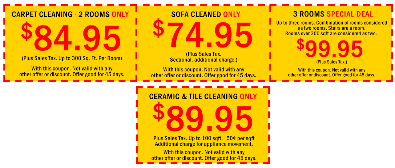 Southbury, CT Carpet Cleaning Coupons