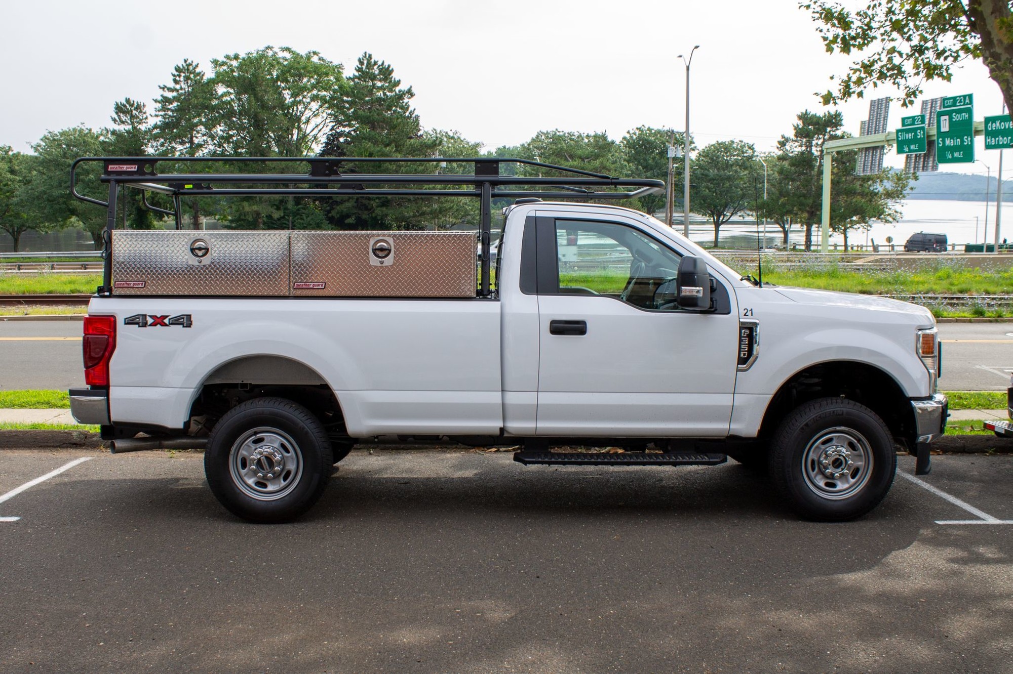Ladder Rack and Toolboxes