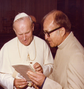 Fr Menard & Pope JP I