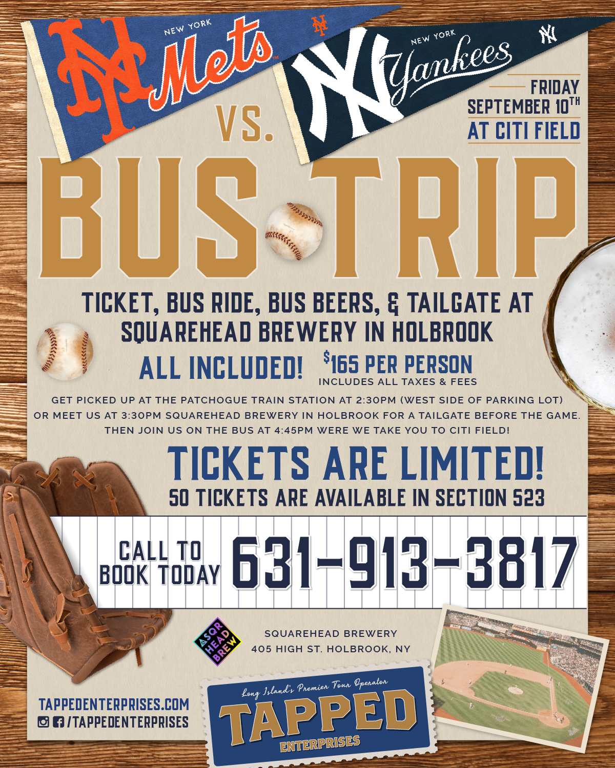 Yankee Stadium field level seats: Kevin, Subway Series game…